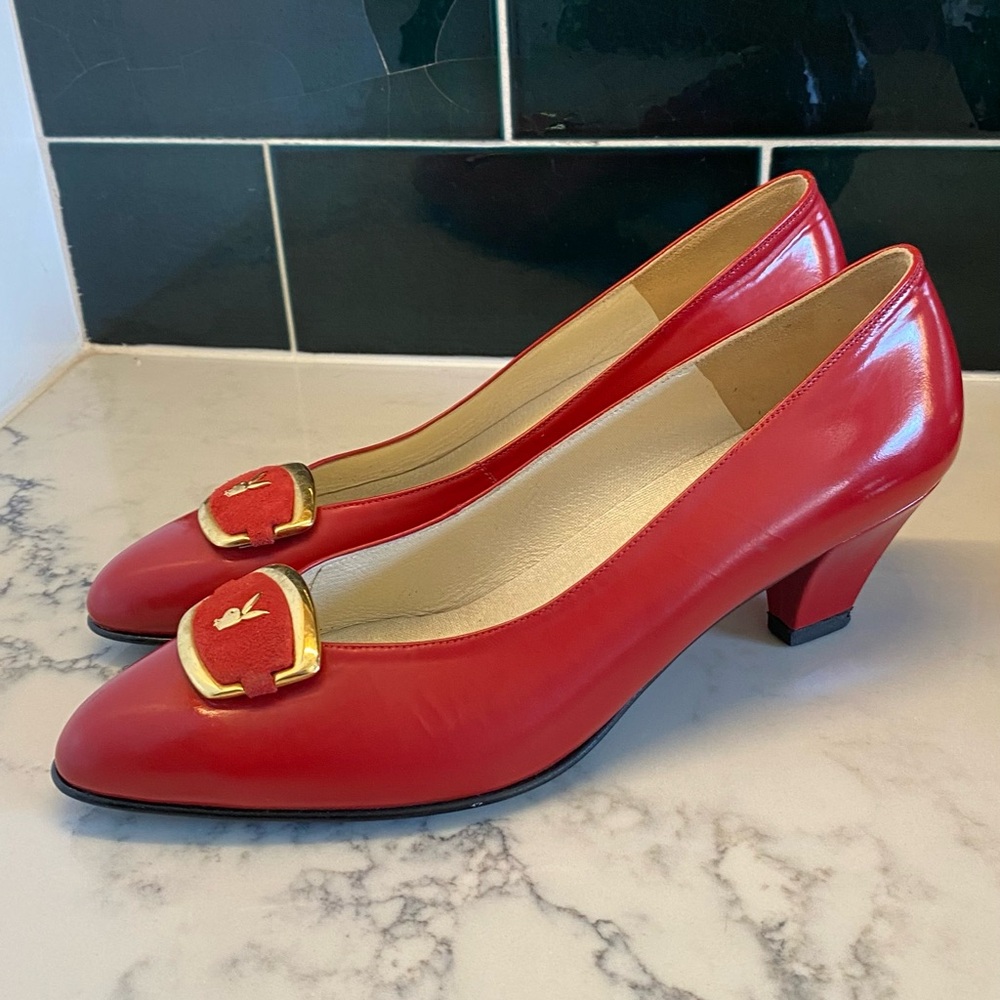Women's Rare Vintage 1980's Playboy Heels Size 7